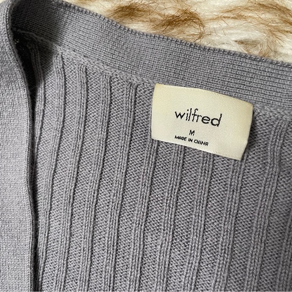 Aritzia Wilfred Manila ribbed cardigan - Picture 5 of 6